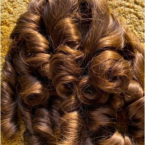 Cascade curles  Brown med. $80
